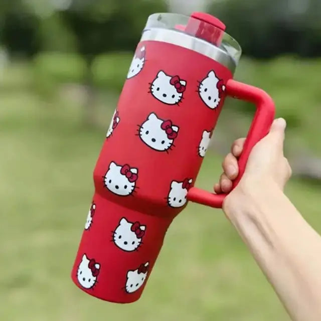 New Stanley Hello Kitty Stainless Steel Tumbler 40oz Limited Edition