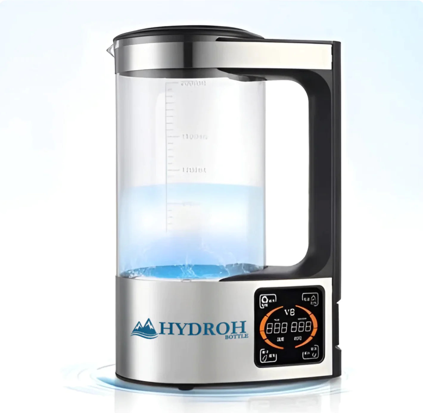 Hydrogen Water Generator with New SPE and PEM Technology, 2L Large Capacity Hydrogen Alkaline Water Pitcher Maker Machine, Make Hydrogen Content up to 1500 PPB